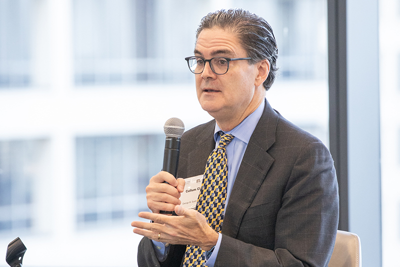 Dr. Cullum Clark speaking.