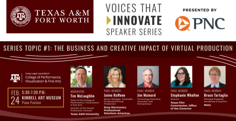 Photo of headshots of the four speakers at this Feb. 24 event.