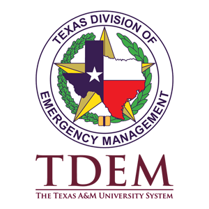 Texas Division of
Emergency Management (TDEM) logo