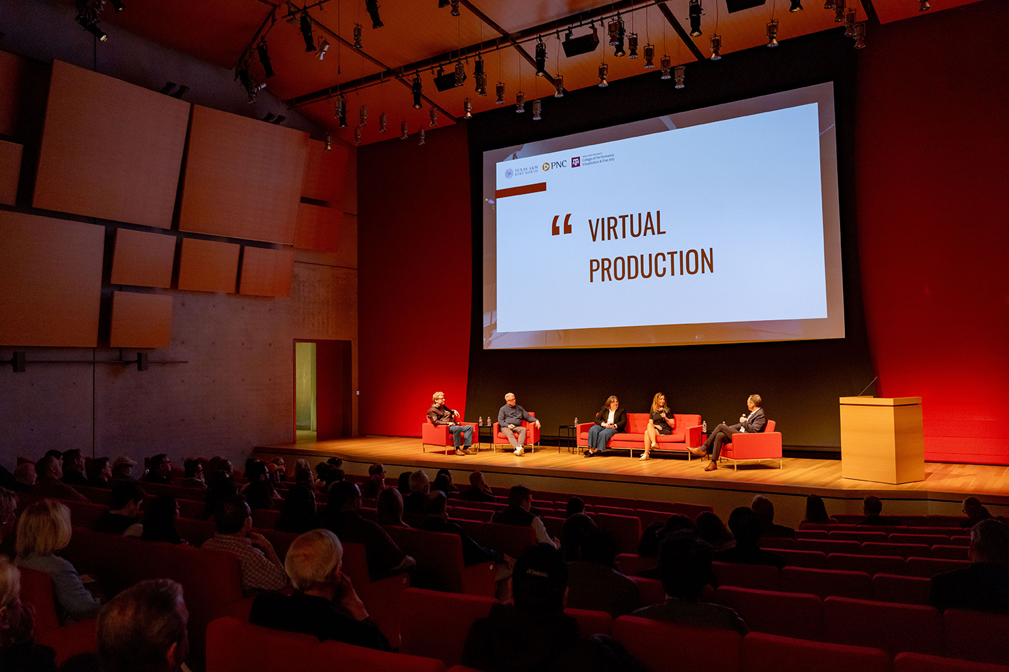 A strong launch by Texas A&M-Fort Worth and PNC Bank of the Voices That Innovate Speaker Series, kicking off with an engaging conversation on virtual production and innovation in Fort Worth.