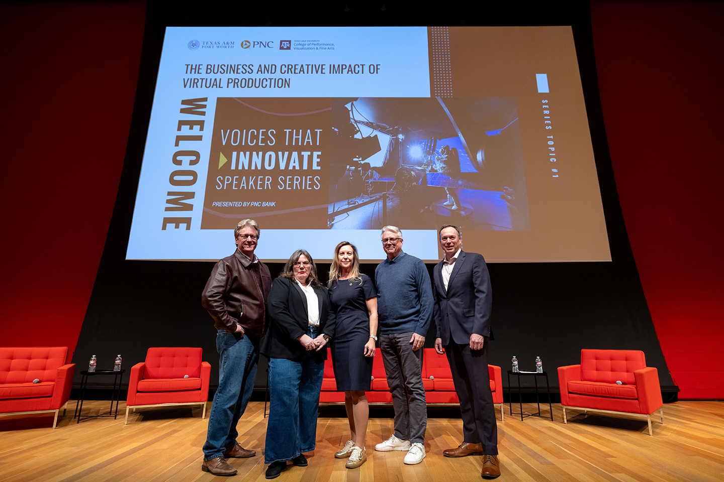 A strong launch by Texas A&M-Fort Worth and PNC Bank of the Voices That Innovate Speaker Series, kicking off with an engaging conversation on virtual production and innovation in Fort Worth.